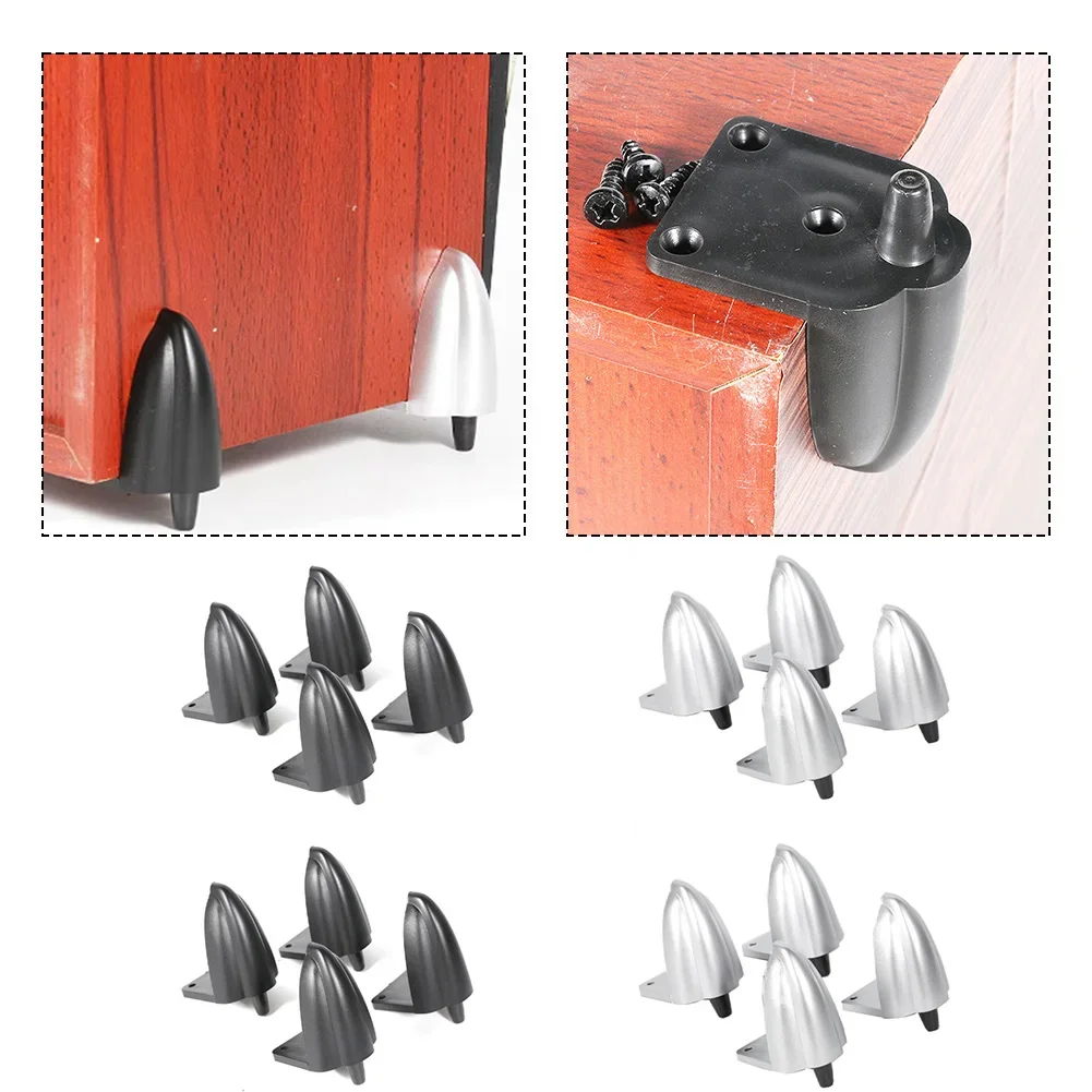 Comprehensive Speaker Foot Set Effective Vibration Control Black Speaker Stand Feet Comprehensive Speaker Support
