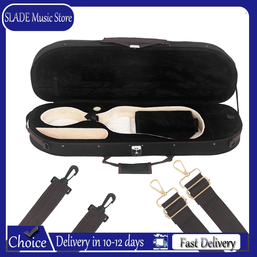 High Grade Violin Box Oxford Violin Case Waterproof Moisture-Proof Fall Proof Storage Box with Hygrometer Backpack Violin Parts
High Grade Violin Box Oxford Violin Case Waterproof Moisture-Proof Fall Proof Storage Box with Hygrometer Backpack Violin Parts
