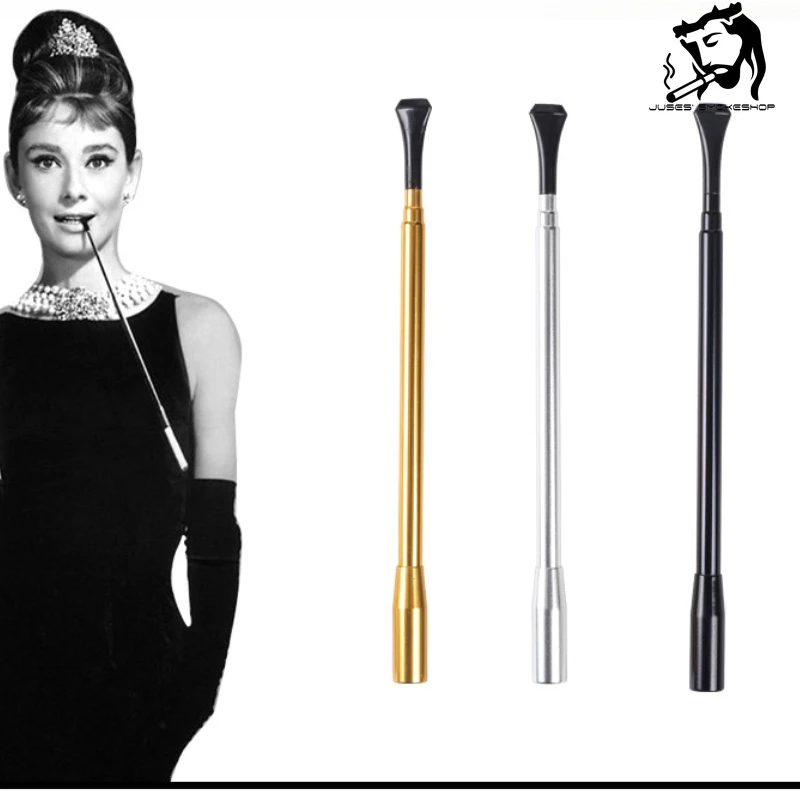 JUSES' S Retractable Cigarette Smoking Pipe Men's and Women's Metal Cigarette Holder for Ball Party Smoke Accessories
JUSES' S Retractable Cigarette Smoking Pipe Men's and Women's Metal Cigarette Holder for Ball Party Smoke Accessories