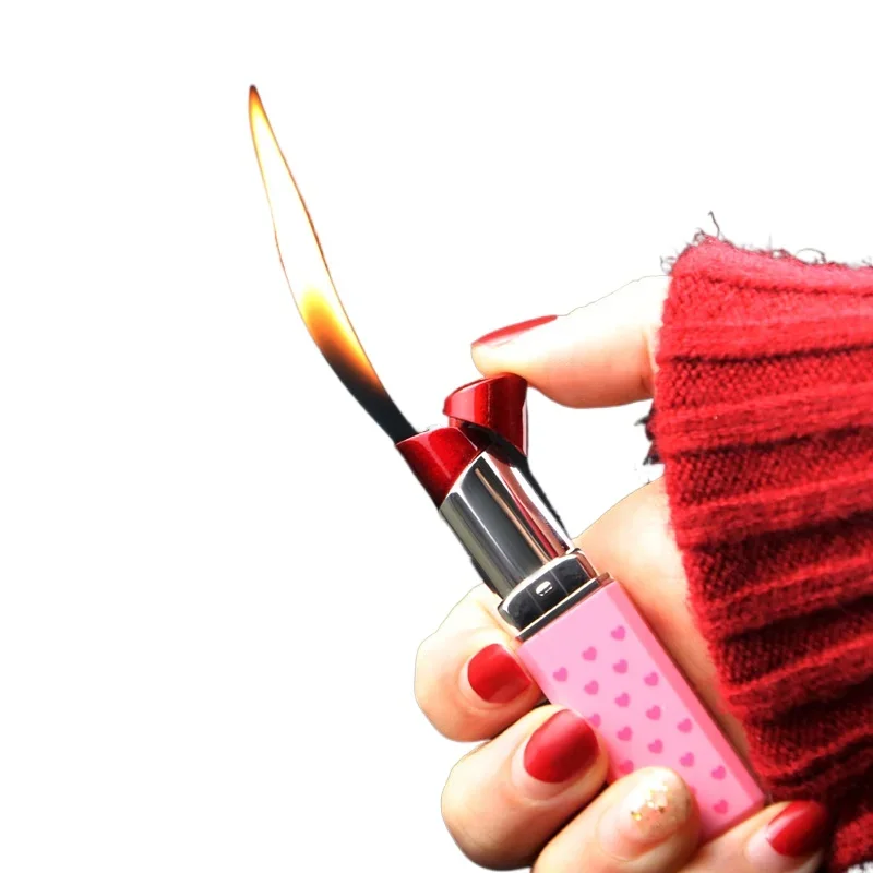 Cute Lipstick Shaped Windproof Lighter Portable Mini Butane Inflatable Lighter Fashionable Women's Gift Cigarette Accessories
Cute Lipstick Shaped Windproof Lighter Portable Mini Butane Inflatable Lighter Fashionable Women's Gift Cigarette Accessories