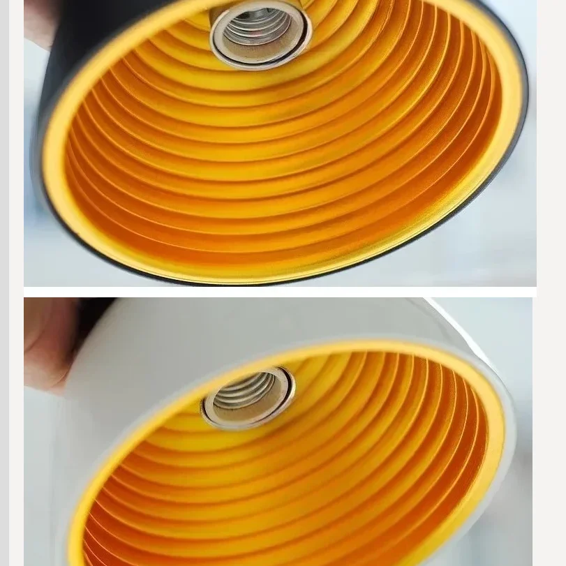 Толщина Алюминиевые лампы 18 см Подвесной светильник Двухслойный алюминий внутри Золотой ресторан-бар Кофе Светодиодный подвесной светильник
Толщина Алюминиевые лампы 18 см Подвесной светильник Двухслойный алюминий внутри Золотой ресторан-бар Кофе Светодиодный подвесной светильник