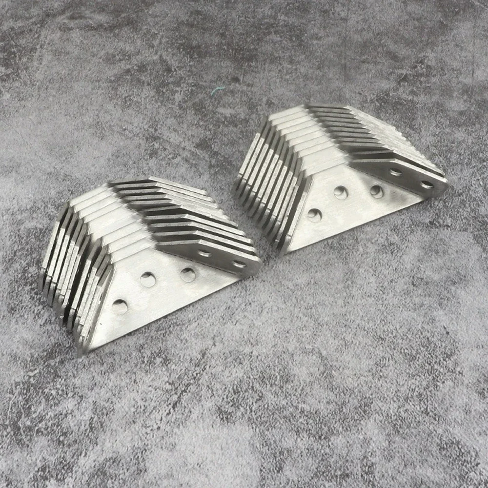 10 sets 8 pcs Connectors - Stainless Steel Corner Code Heavy Duty Right Angle Brackets for Furniture and Cabinets
10 sets 8 pcs Connectors - Stainless Steel Corner Code Heavy Duty Right Angle Brackets for Furniture and Cabinets
