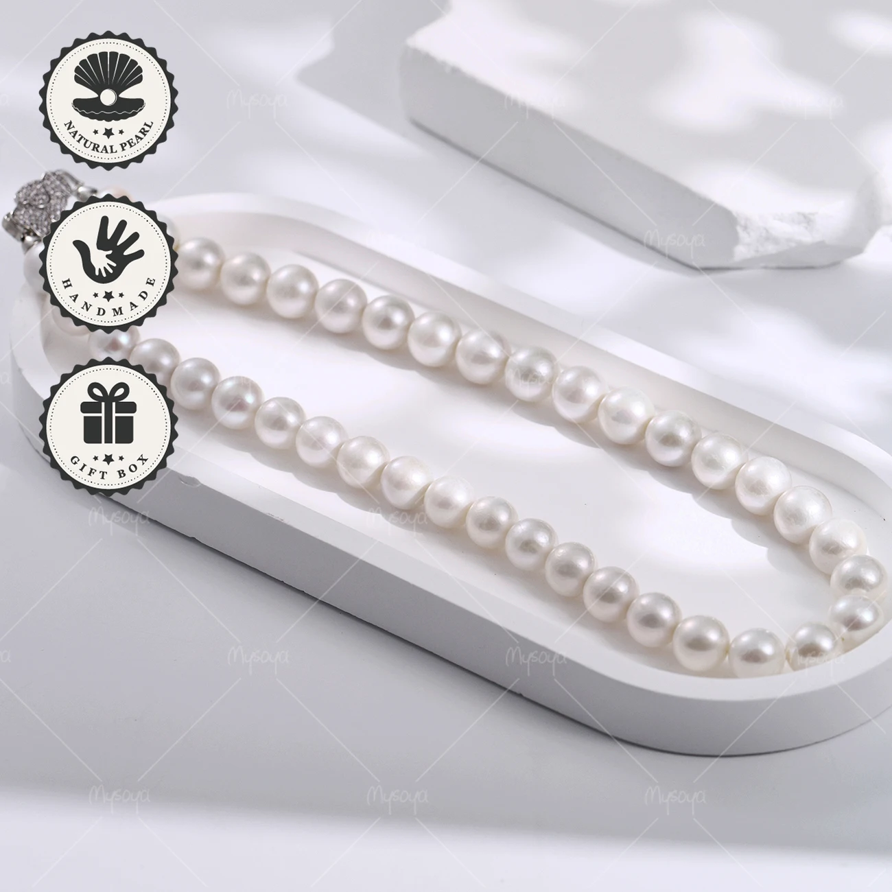 Ожерелье Mysoya из крупных белых пресноводных жемчужин Эдисон 12 мм+ с серебристой застежкой в форме сердца, подарок на День святого Валентина или день рождения для нее
Ожерелье Mysoya из крупных белых пресноводных жемчужин Эдисон 12 мм+ с серебристой застежкой в форме сердца, подарок на День святого Валентина или день рождения для нее