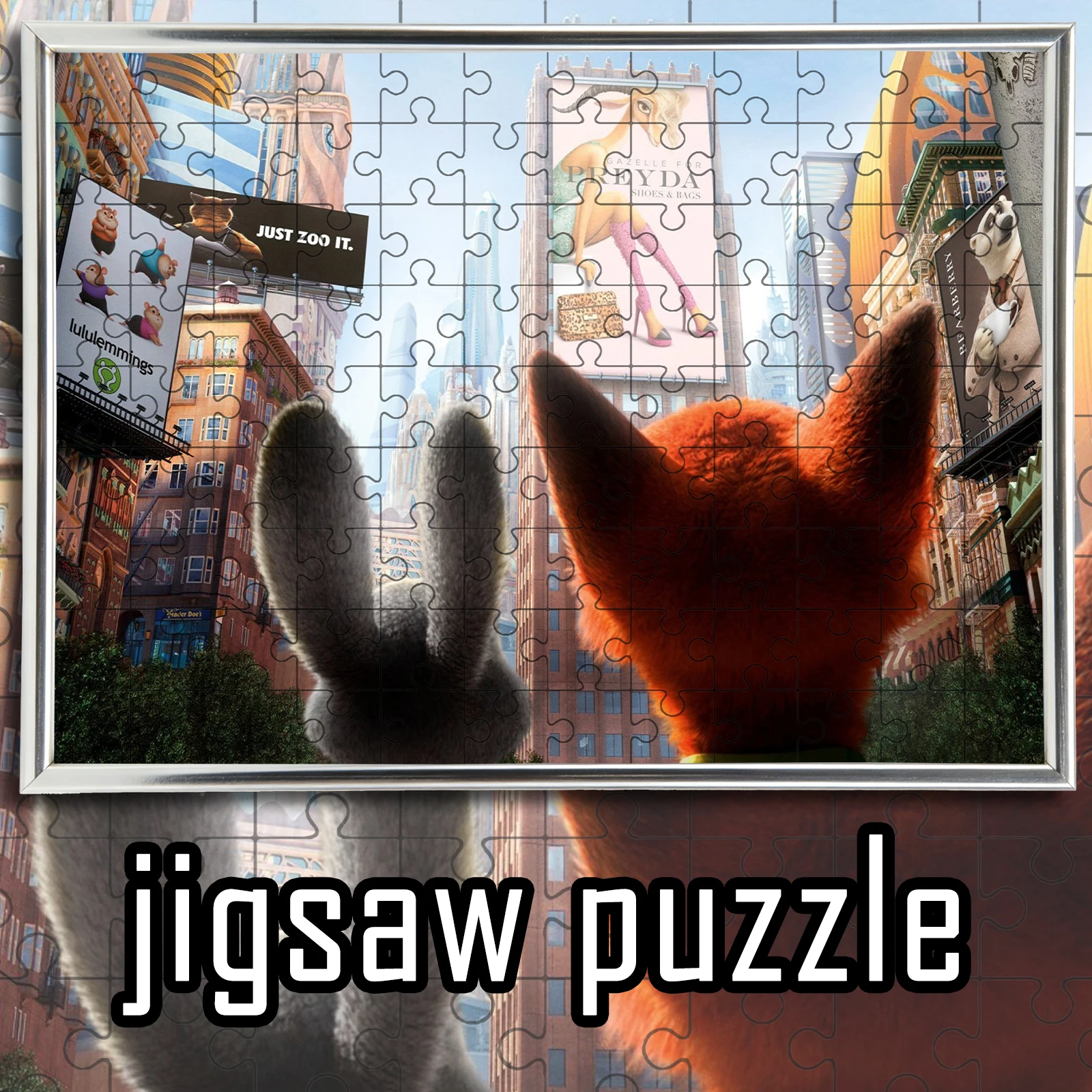 Zootopia Judy & Nick Overlooking City Skyline Wooden Jigsaw Puzzle - Classic Movie Moment Collectible for Fans
Zootopia Judy & Nick Overlooking City Skyline Wooden Jigsaw Puzzle - Classic Movie Moment Collectible for Fans
