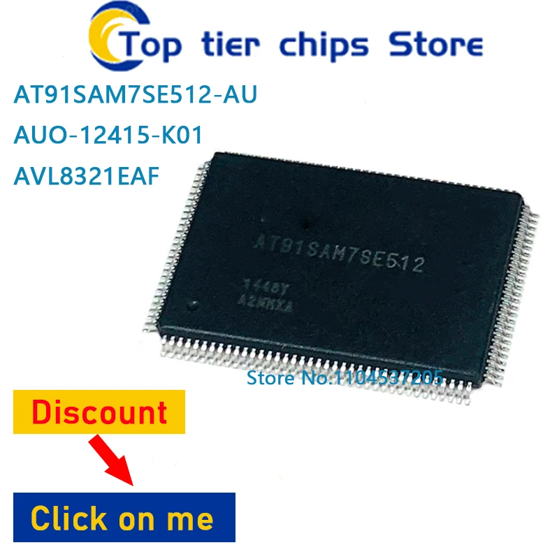 1PCS~10PCS/LOT AT91SAM7SE512-AU AUO-12415-K01 AVL8321EAF QFP 100% NEW
1PCS~10PCS/LOT AT91SAM7SE512-AU AUO-12415-K01 AVL8321EAF QFP 100% NEW