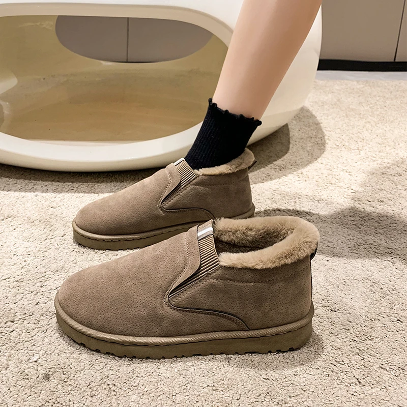 Winter Women's Flat Shoes Fashion Plush Warm Casual Shoes Comfort Thick Sole Cotton Shoes for Woman Designer Shoe Zapatos Mujer
Winter Women's Flat Shoes Fashion Plush Warm Casual Shoes Comfort Thick Sole Cotton Shoes for Woman Designer Shoe Zapatos Mujer