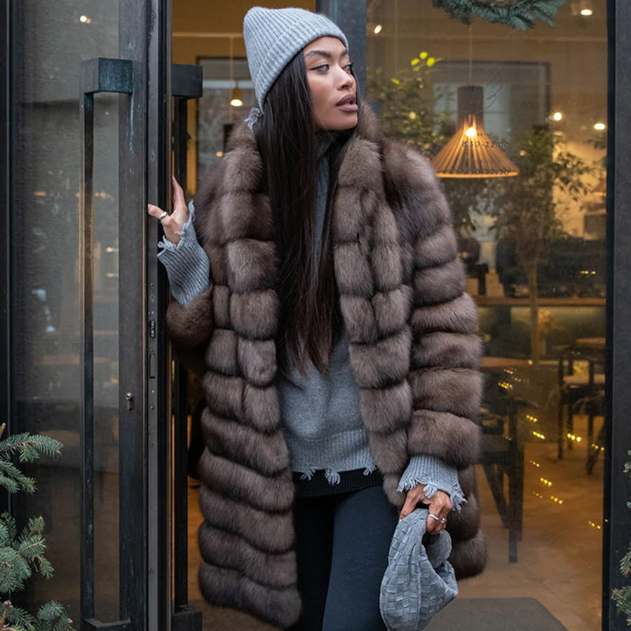 Women's Long Winter Fur Coat Natural Fur Coat Real Fox Fur Coat Best Selling Clothes For Women Luxury New Arrival
Women's Long Winter Fur Coat Natural Fur Coat Real Fox Fur Coat Best Selling Clothes For Women Luxury New Arrival