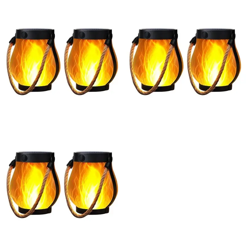 ABJI-6X Solar Lanterns Lights Flickering Flame Garden Lights With Dual Charging USB & Solar Waterproof Hanging Lantern
ABJI-6X Solar Lanterns Lights Flickering Flame Garden Lights With Dual Charging USB & Solar Waterproof Hanging Lantern