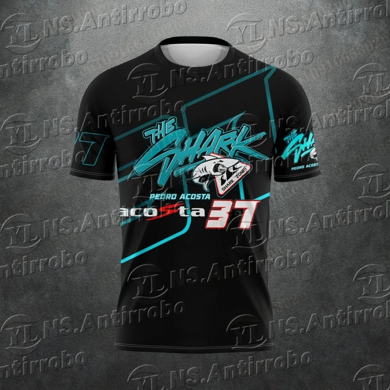 Новинка 2025 года, мотоцикл номер 37, водитель Pedro Acosta, гоночный энтузиаст, летняя детская модная дышащая футболка для взрослых 
Новинка 2025 года, мотоцикл номер 37, водитель Pedro Acosta, гоночный энтузиаст, летняя детская модная дышащая футболка для взрослых
