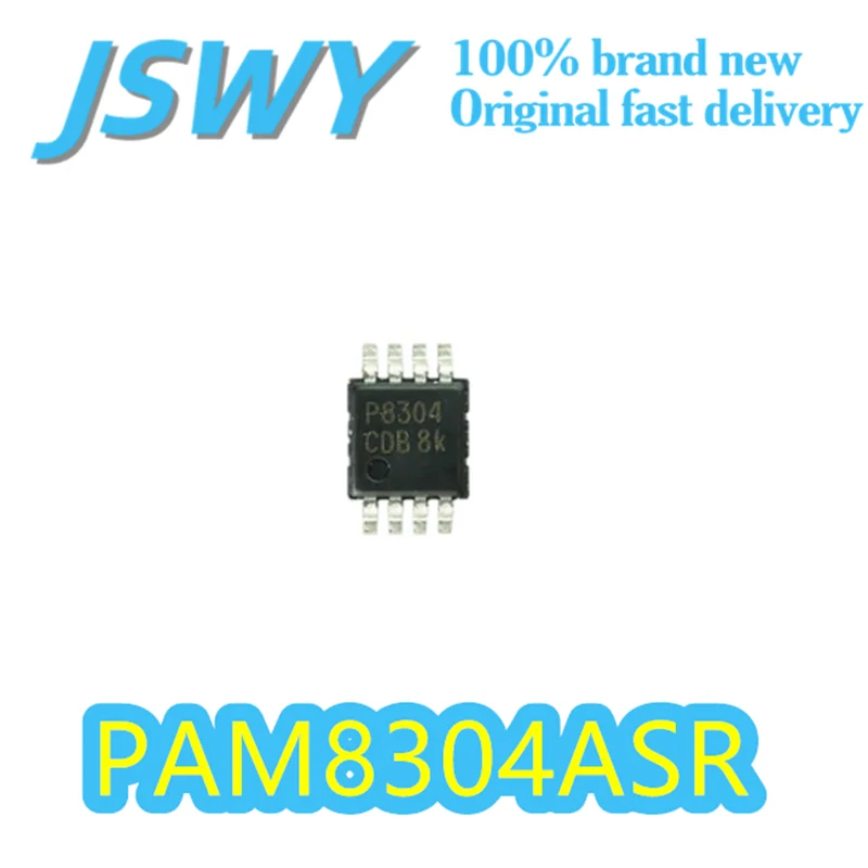 (10/50 pieces) PAM8304ASR Silk Print P8304 MSOP-8 Package 3W Class D amplifier Mono 4Ω (support 3Ω) Original Quick delivery
(10/50 pieces) PAM8304ASR Silk Print P8304 MSOP-8 Package 3W Class D amplifier Mono 4Ω (support 3Ω) Original Quick delivery