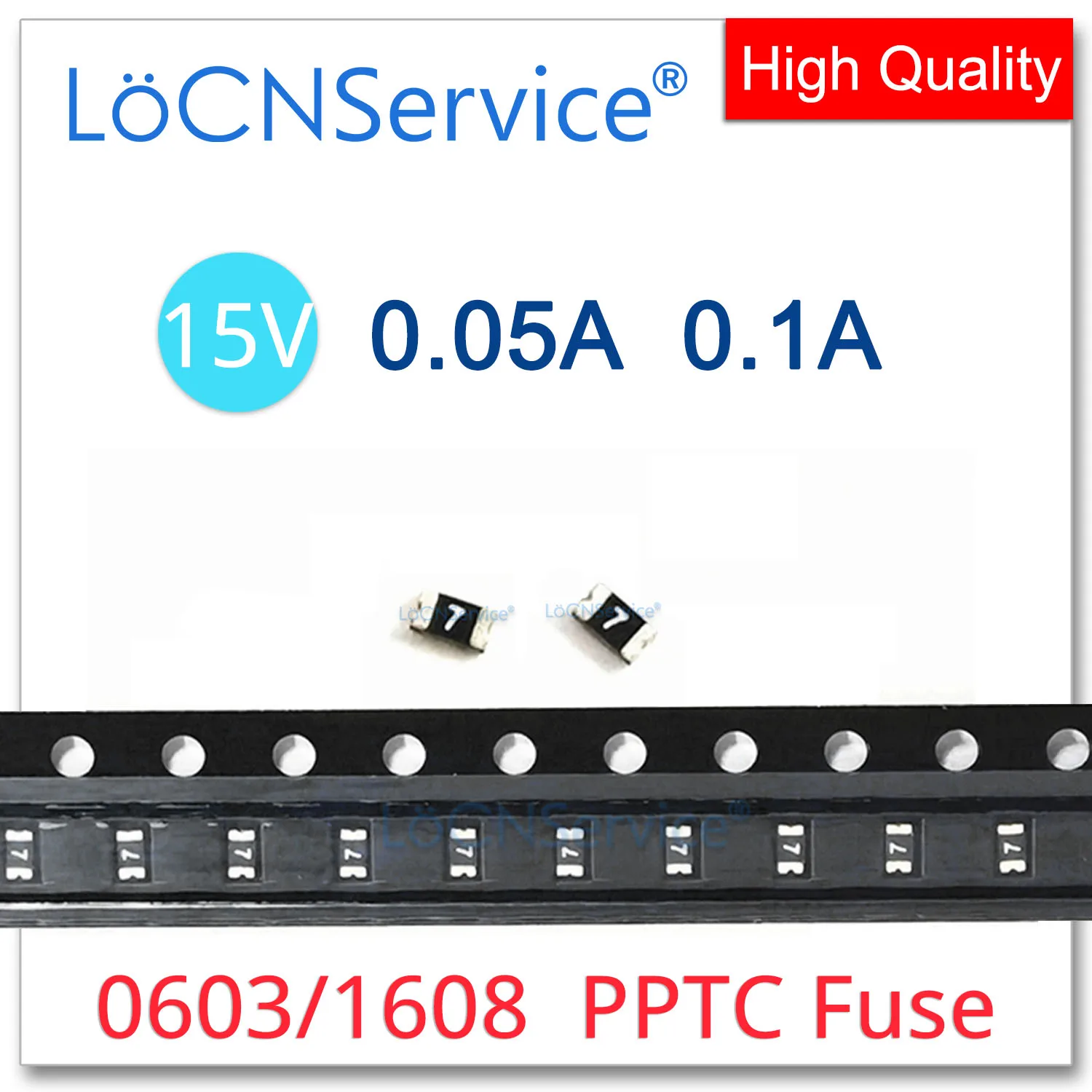 1000PCS 0603 SMD Fuse 15V 0.05A 0.1A 50mA 100mA PPTC PolySwitch Self-Recovery Fuse Resettable Fuse High Quality
1000PCS 0603 SMD Fuse 15V 0.05A 0.1A 50mA 100mA PPTC PolySwitch Self-Recovery Fuse Resettable Fuse High Quality
