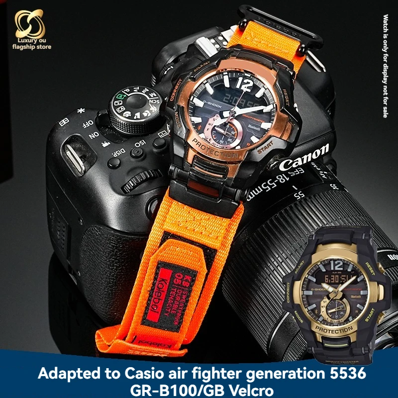 for Casio G-SHOCK series Airmaster generation GR-B100/GR-B100-1A2/3/4/ GB modified nylon canvas watch with men's bracelet
for Casio G-SHOCK series Airmaster generation GR-B100/GR-B100-1A2/3/4/ GB modified nylon canvas watch with men's bracelet
