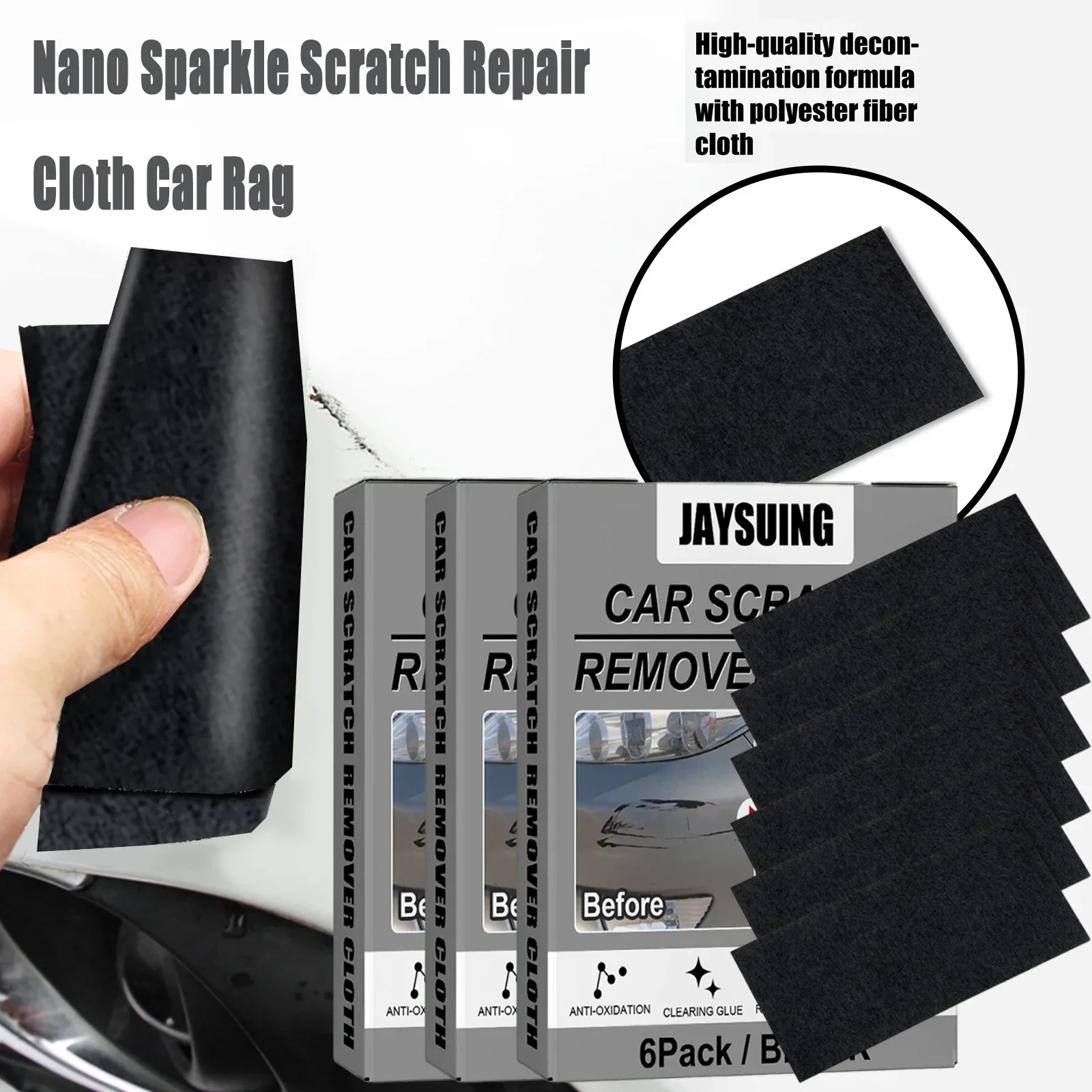 1-22box Car Scratch Wiping Cloth Nano Flash Fabric Car Scratches Water Stain Cleaning Scratch Care Car Maintenance
1-22box Car Scratch Wiping Cloth Nano Flash Fabric Car Scratches Water Stain Cleaning Scratch Care Car Maintenance
