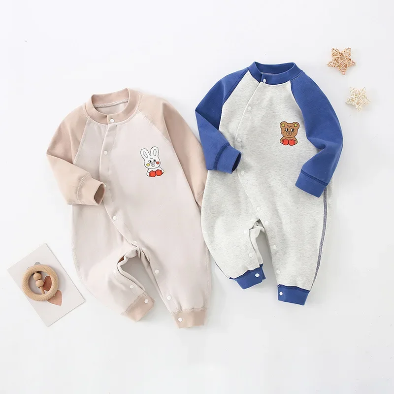 Newborn Baby Clothes with Buttons Baby Jumpsuit with Four Seasons Button Closure Jumpsuit In Spring and Autumn
Newborn Baby Clothes with Buttons Baby Jumpsuit with Four Seasons Button Closure Jumpsuit In Spring and Autumn