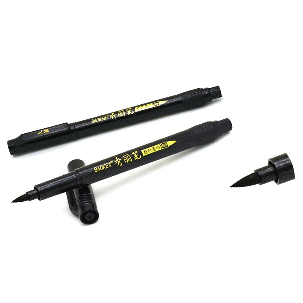 4Pcs Calligraphy Pen Set Four Sizes Water-Based Brush Pens for Smooth Writing and Drawing Black Ink Fine Medium Stroke Lettering
4Pcs Calligraphy Pen Set Four Sizes Water-Based Brush Pens for Smooth Writing and Drawing Black Ink Fine Medium Stroke Lettering