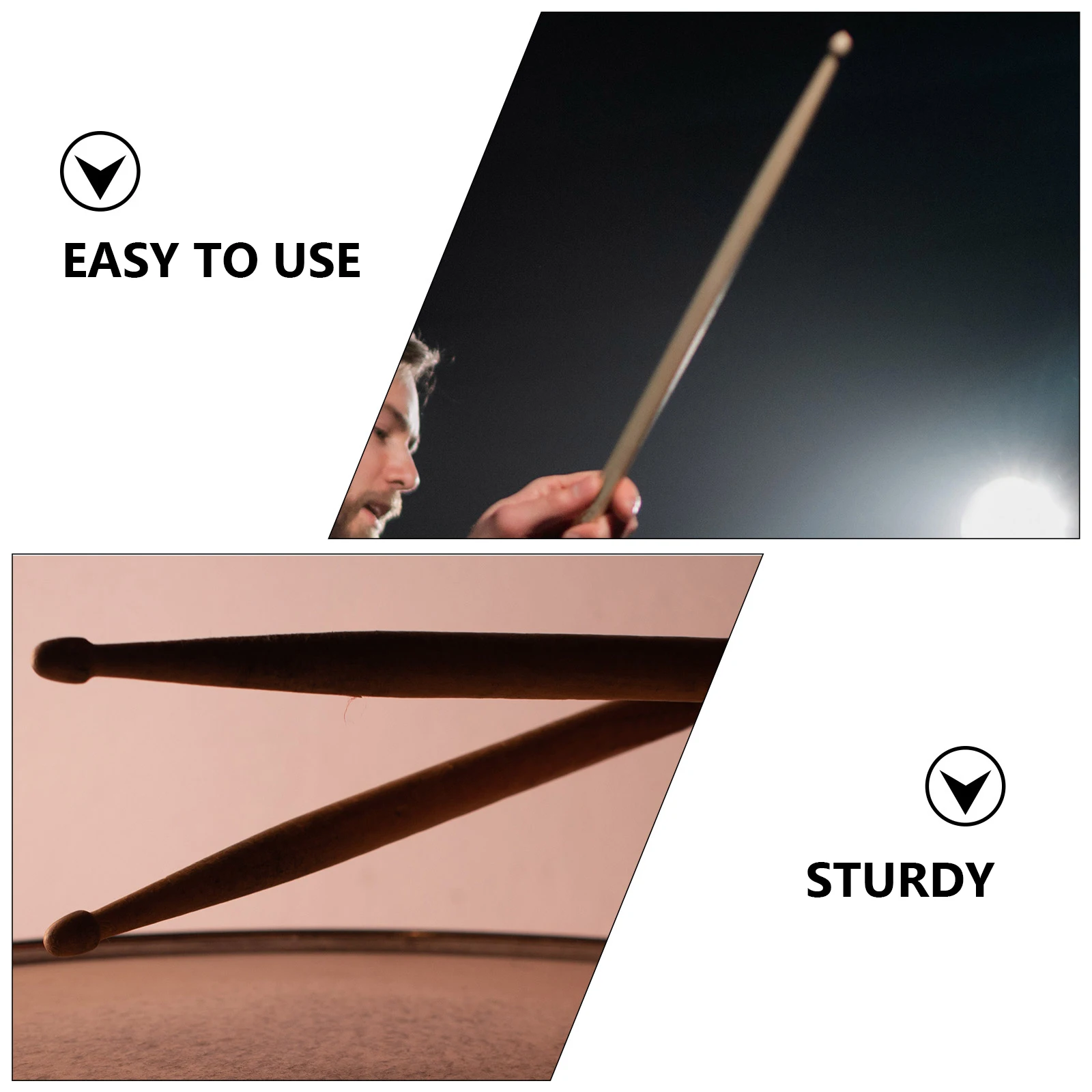 2 Pairs Maple Sticks Drum Percussion Accessories Mallets Drumsticks Hard Universal Wood 
2 Pairs Maple Sticks Drum Percussion Accessories Mallets Drumsticks Hard Universal Wood