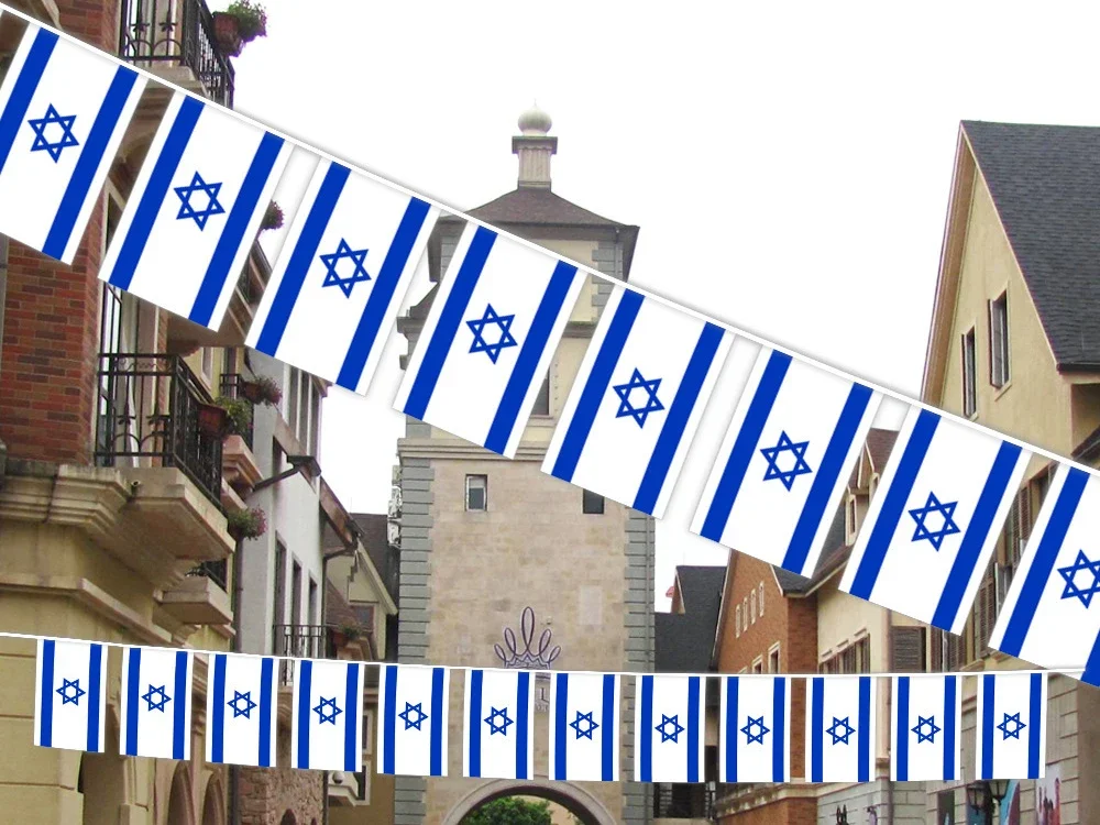 SKY FLAG Israel flag 14x21cm 20pcs/set israel bunting flags Pennant String Banner Buntings Festival Party Holiday
SKY FLAG Israel flag 14x21cm 20pcs/set israel bunting flags Pennant String Banner Buntings Festival Party Holiday