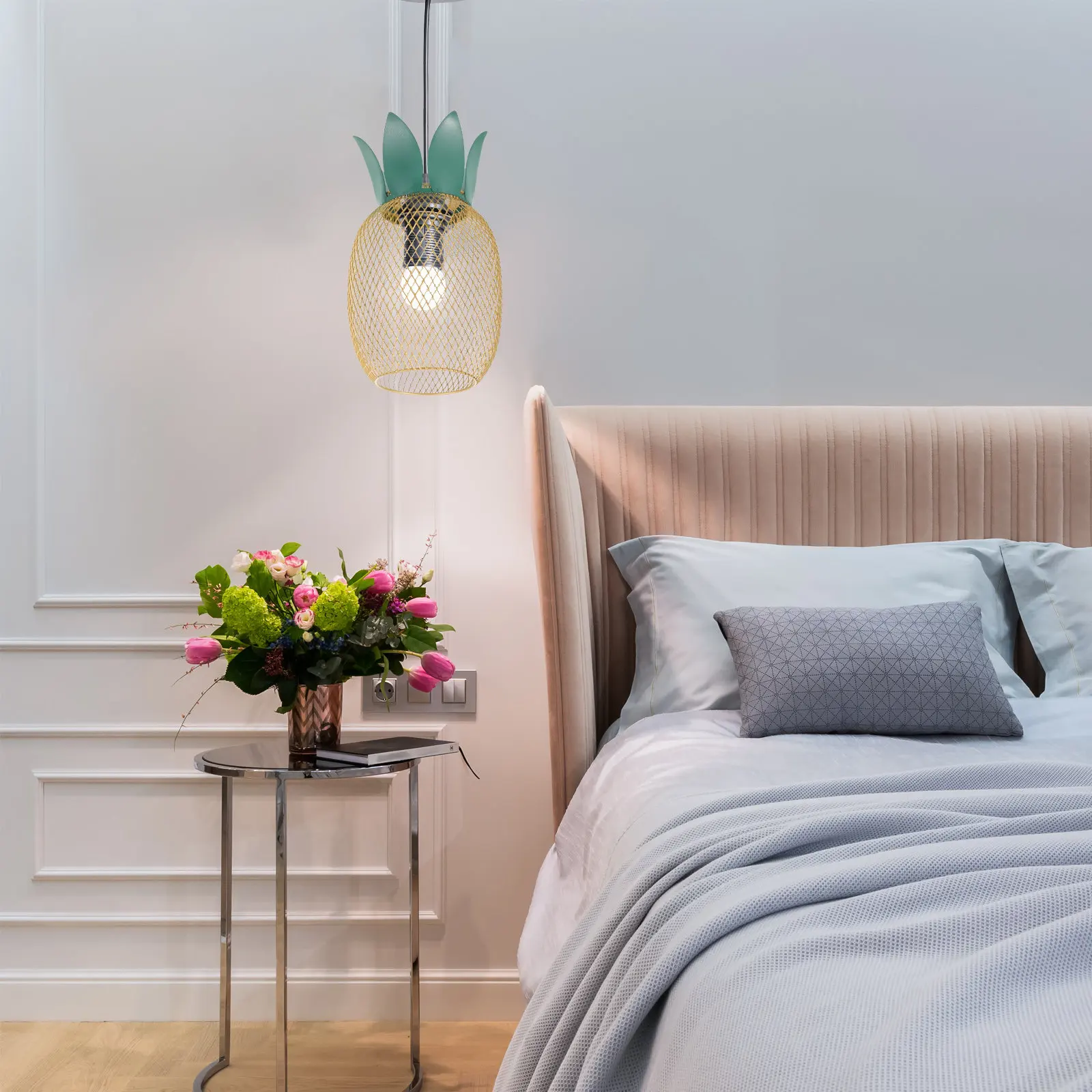 Декоративный металлический абажур с вырезами в форме ананаса, сетчатый, для потолочных, настенных и напольных светильников
Декоративный металлический абажур с вырезами в форме ананаса, сетчатый, для потолочных, настенных и напольных светильников