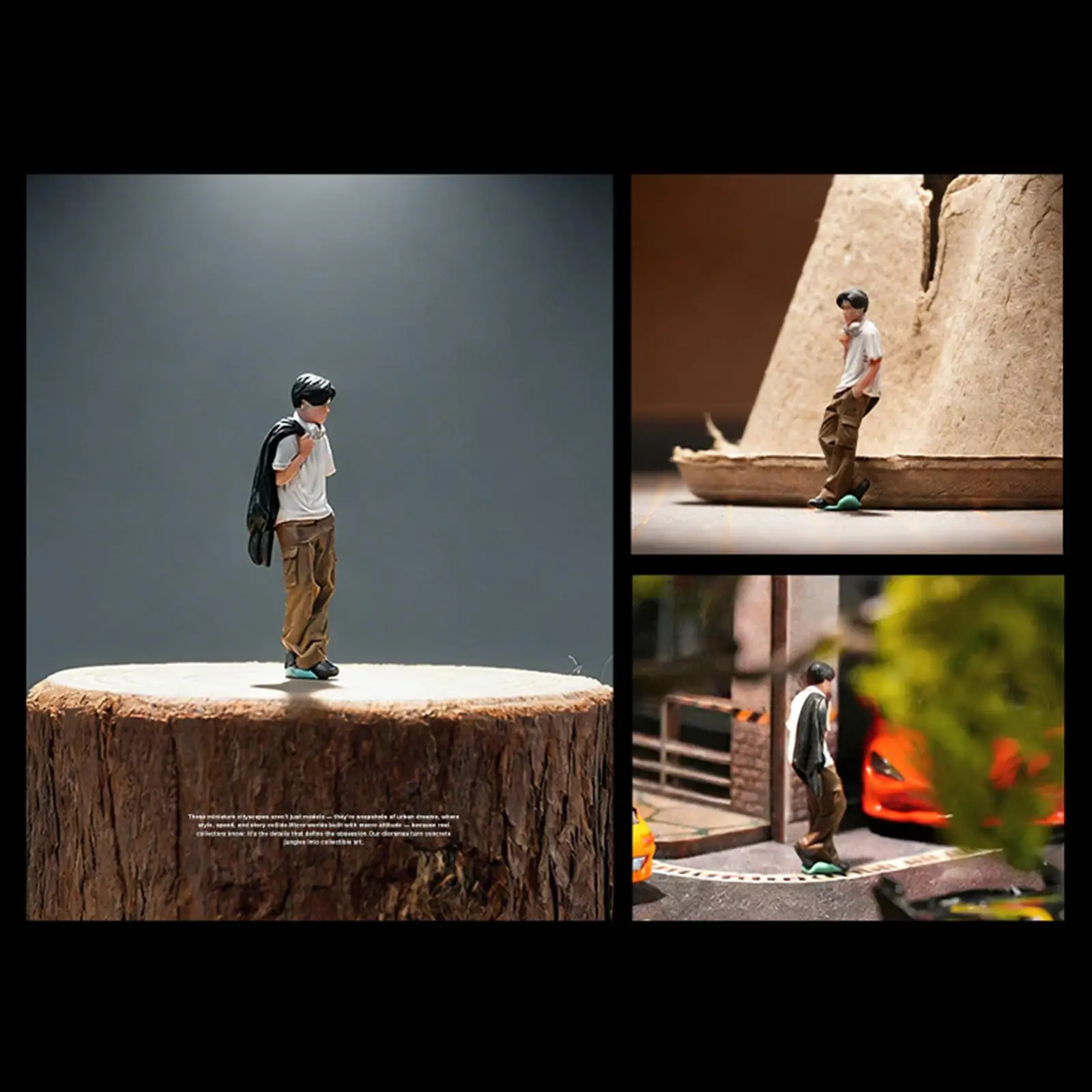 Miniature Toy Realistic Boy in Headphones Resin Figurine 1 64 Scale Tiny People Scene Accessory for DIY Mini Garden
Miniature Toy Realistic Boy in Headphones Resin Figurine 1 64 Scale Tiny People Scene Accessory for DIY Mini Garden