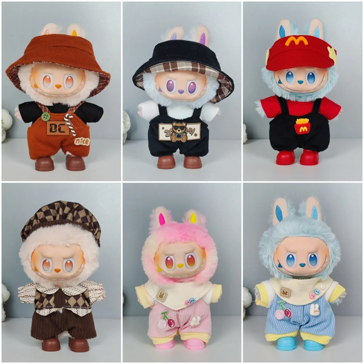 17cm Labubu Idol V1 V2 fashion mini doll clothes accessories elegant outfit sports leisure suit clothes gift
17cm Labubu Idol V1 V2 fashion mini doll clothes accessories elegant outfit sports leisure suit clothes gift