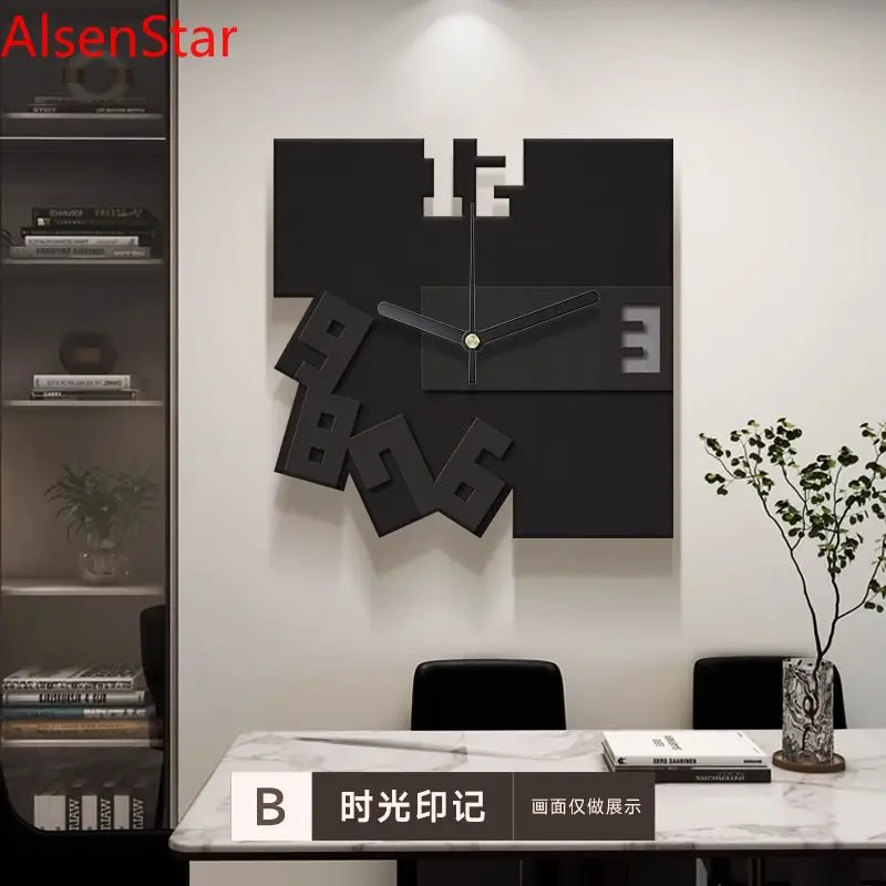 Black and White Wall Clock Living Room Desktop Placed Clocks Watch Simple Restaurant Home Wall Decoration Painting Clock
Black and White Wall Clock Living Room Desktop Placed Clocks Watch Simple Restaurant Home Wall Decoration Painting Clock