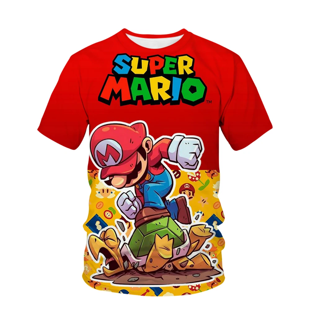 Game Super Marios Bros Kids T-shirt Boys Girls Clothes Tees Cute Graphic Print Tops Boutique Children's Clothing Gift
Game Super Marios Bros Kids T-shirt Boys Girls Clothes Tees Cute Graphic Print Tops Boutique Children's Clothing Gift