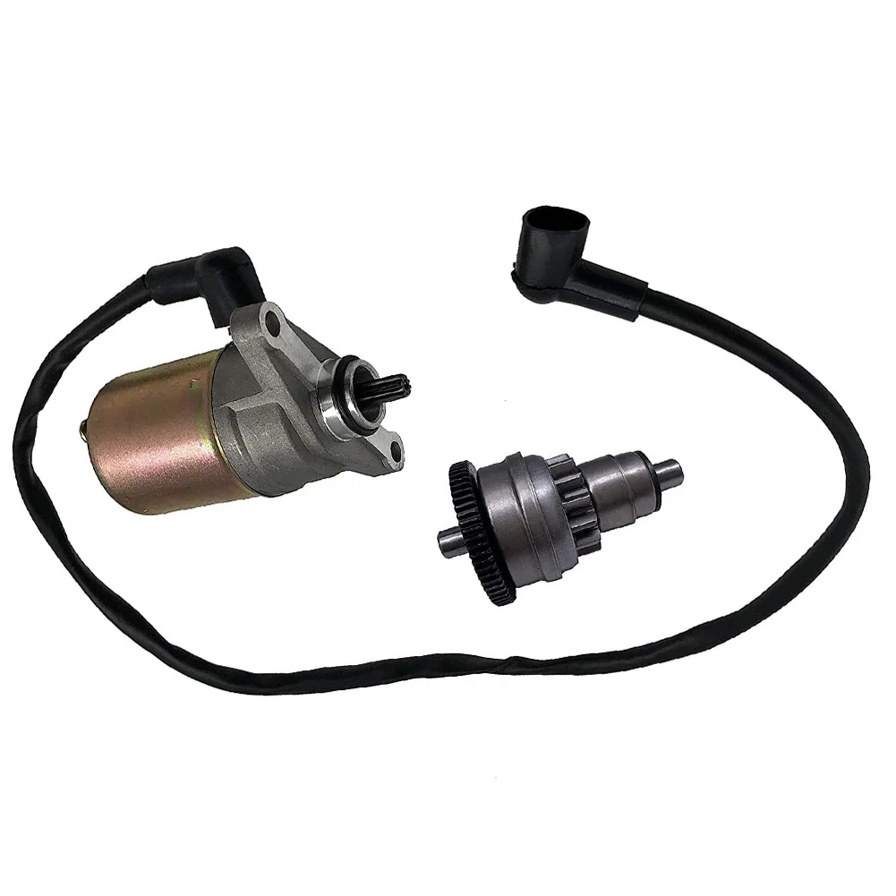 For GY6 47cc 49cc 50cc 80cc Scooter Moped ATV Motorcycle bike Starter Motor and Drive Bendix
For GY6 47cc 49cc 50cc 80cc Scooter Moped ATV Motorcycle bike Starter Motor and Drive Bendix