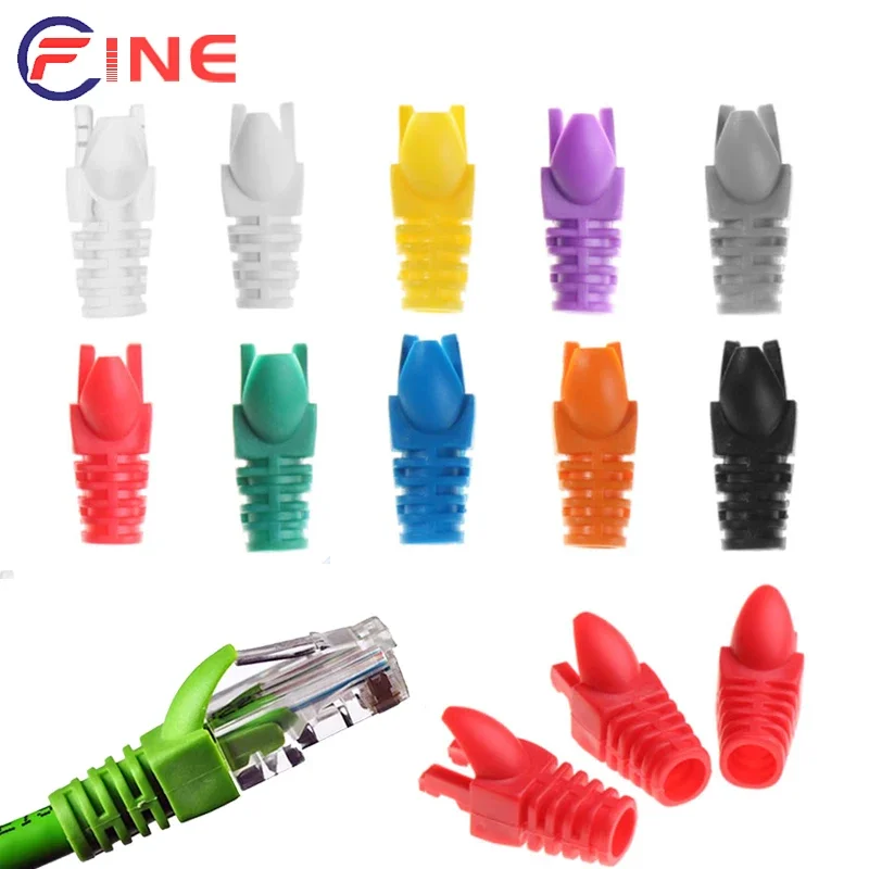 RJ45 Adapter Cap Ethernet Network Cable Strain Relief Boots Cable Connector Plug Cover Multicolour
RJ45 Adapter Cap Ethernet Network Cable Strain Relief Boots Cable Connector Plug Cover Multicolour