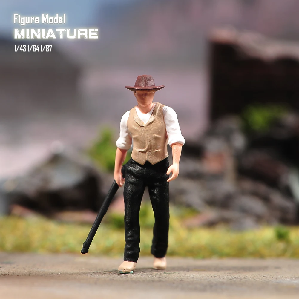 Painted Miniatures Model 1/18 1/24 1/43 1/64 1/87 Stylish Western Cowboy Team Unpainted Figure Model Toys View Decoration
Painted Miniatures Model 1/18 1/24 1/43 1/64 1/87 Stylish Western Cowboy Team Unpainted Figure Model Toys View Decoration