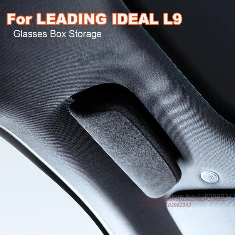 For LEADING IDEAL L9 LiXiang L9 Car Interior ABS Alcantara Glasses Case with Handle Ring - Storage Box for Car Accessories
For LEADING IDEAL L9 LiXiang L9 Car Interior ABS Alcantara Glasses Case with Handle Ring - Storage Box for Car Accessories