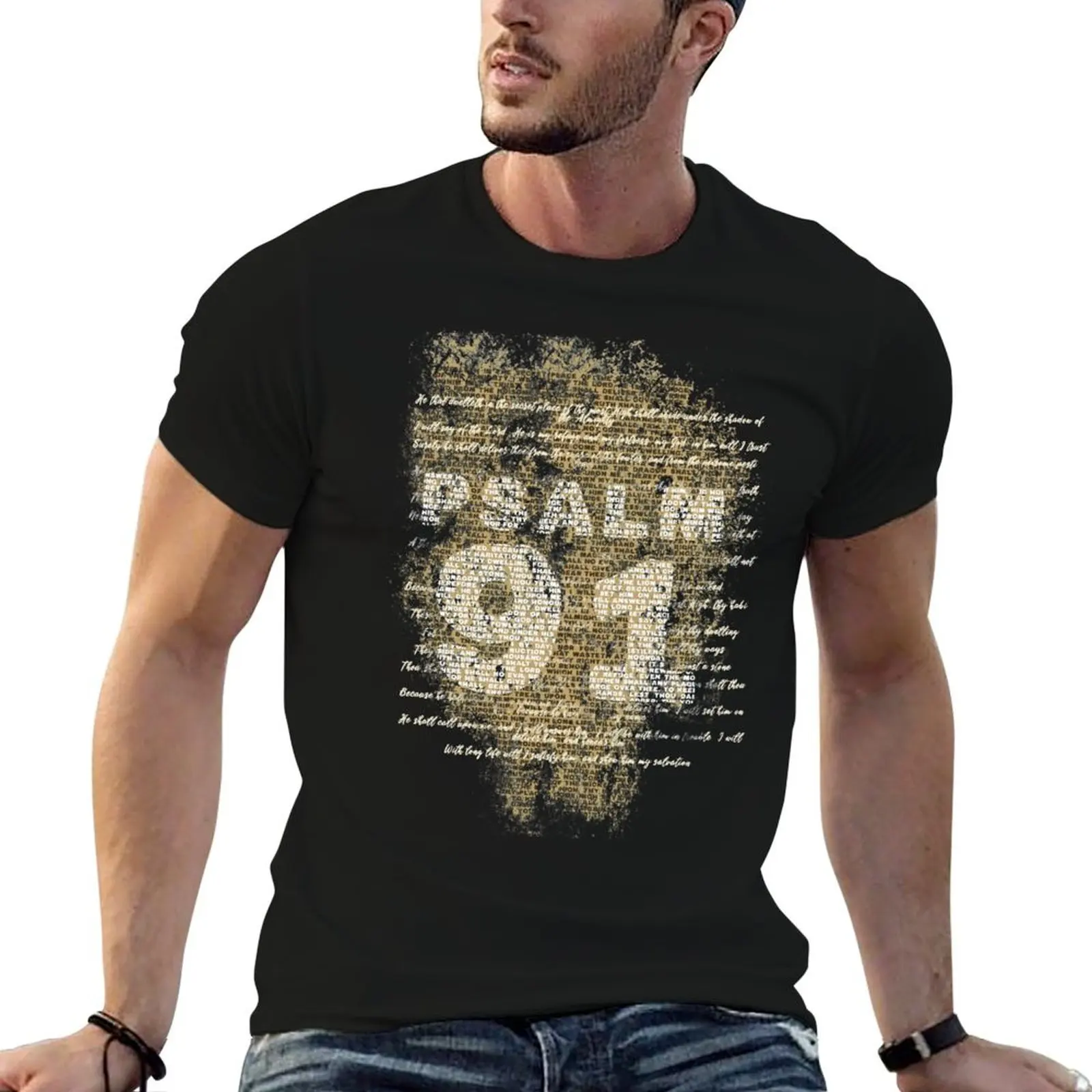 Psalm 91 T-Shirt t shirt man casual t shirt for man t shirt for man 100 percent cotton T-shirt
Psalm 91 T-Shirt t shirt man casual t shirt for man t shirt for man 100 percent cotton T-shirt