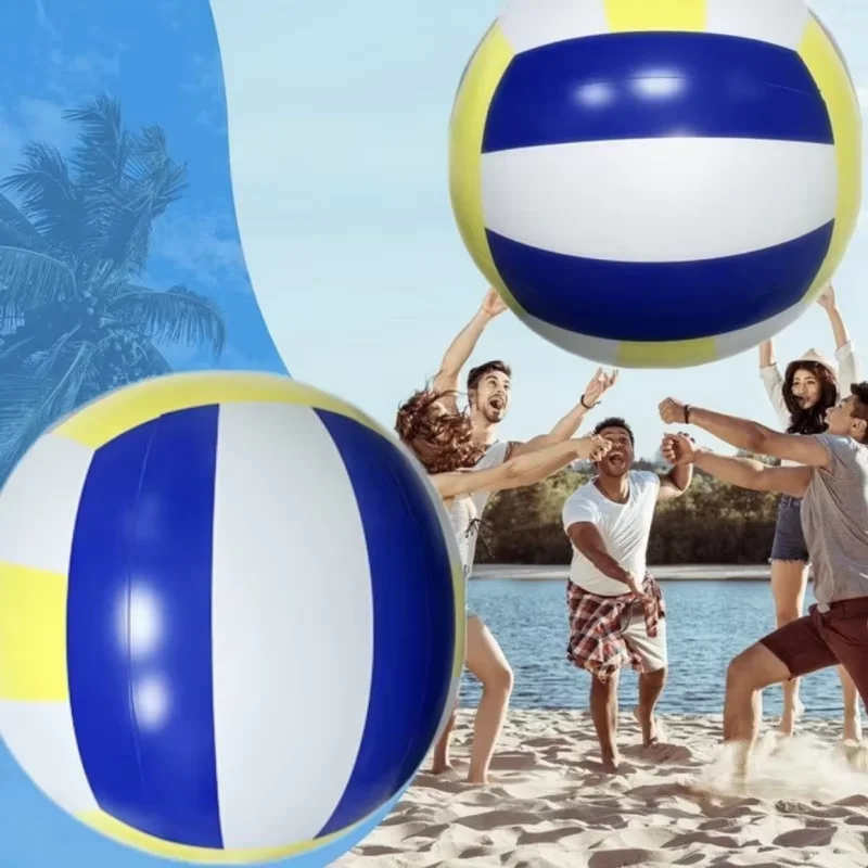 Inflatable Large Volleyball, Thickened Giant Pvc Beach Ball, Inflatable Soccer Toy for Outdoor Sports, Designed for Entertainment
Inflatable Large Volleyball, Thickened Giant Pvc Beach Ball, Inflatable Soccer Toy for Outdoor Sports, Designed for Entertainment