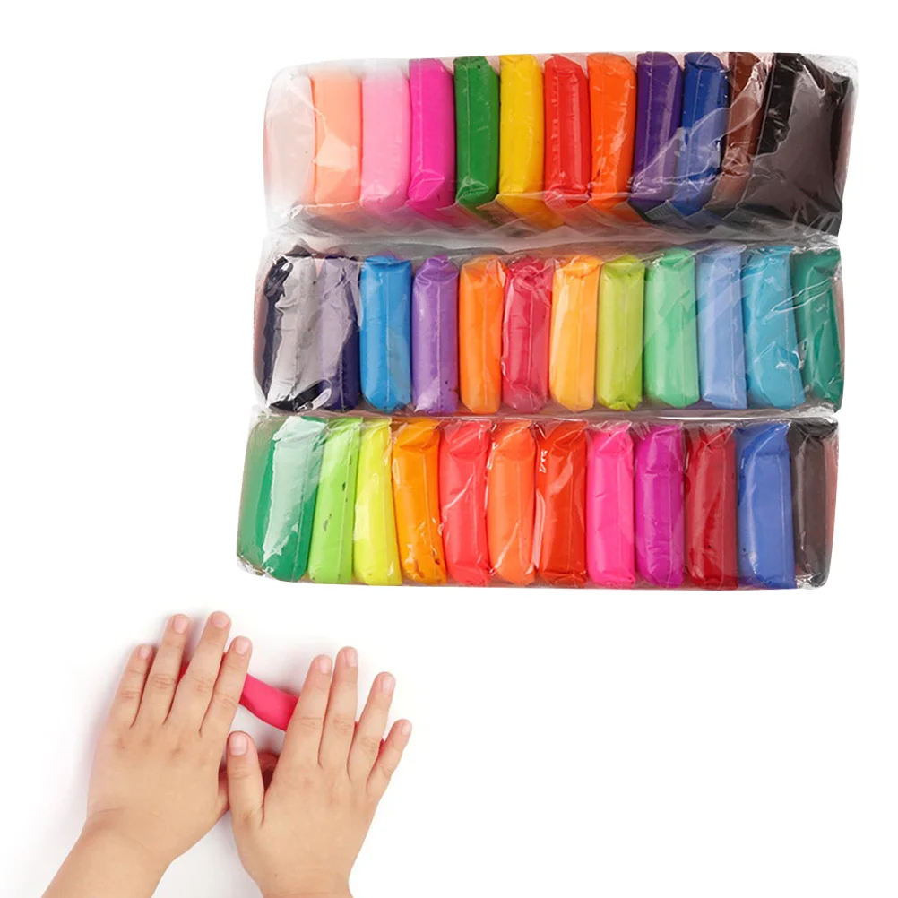 36 Dry Clay Moulding Craft Clay Set for Kids with Tools Children's DIY Toy Plasticine Clay Crystal Colorful Mud
36 Dry Clay Moulding Craft Clay Set for Kids with Tools Children's DIY Toy Plasticine Clay Crystal Colorful Mud