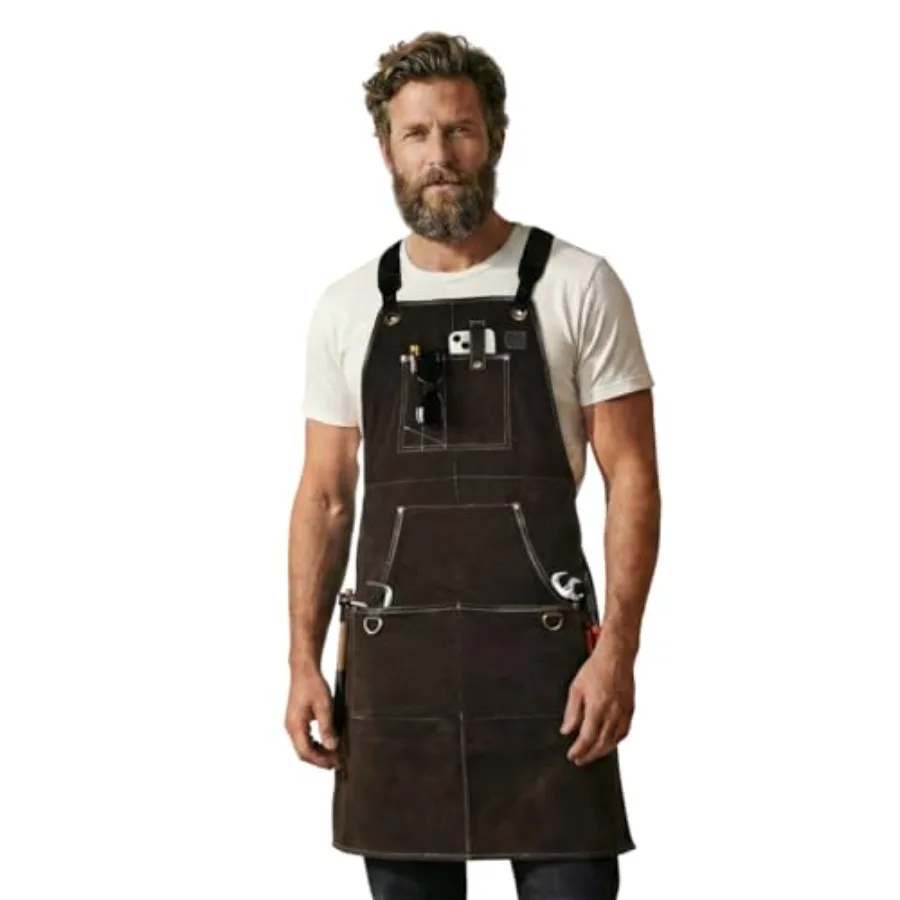 Work Apron - Heavy Duty Woodworking Apron for Men with Tool Pockets for Woodworkers, smiths, Carpenters Color Size M to XXL
Work Apron - Heavy Duty Woodworking Apron for Men with Tool Pockets for Woodworkers, smiths, Carpenters Color Size M to XXL