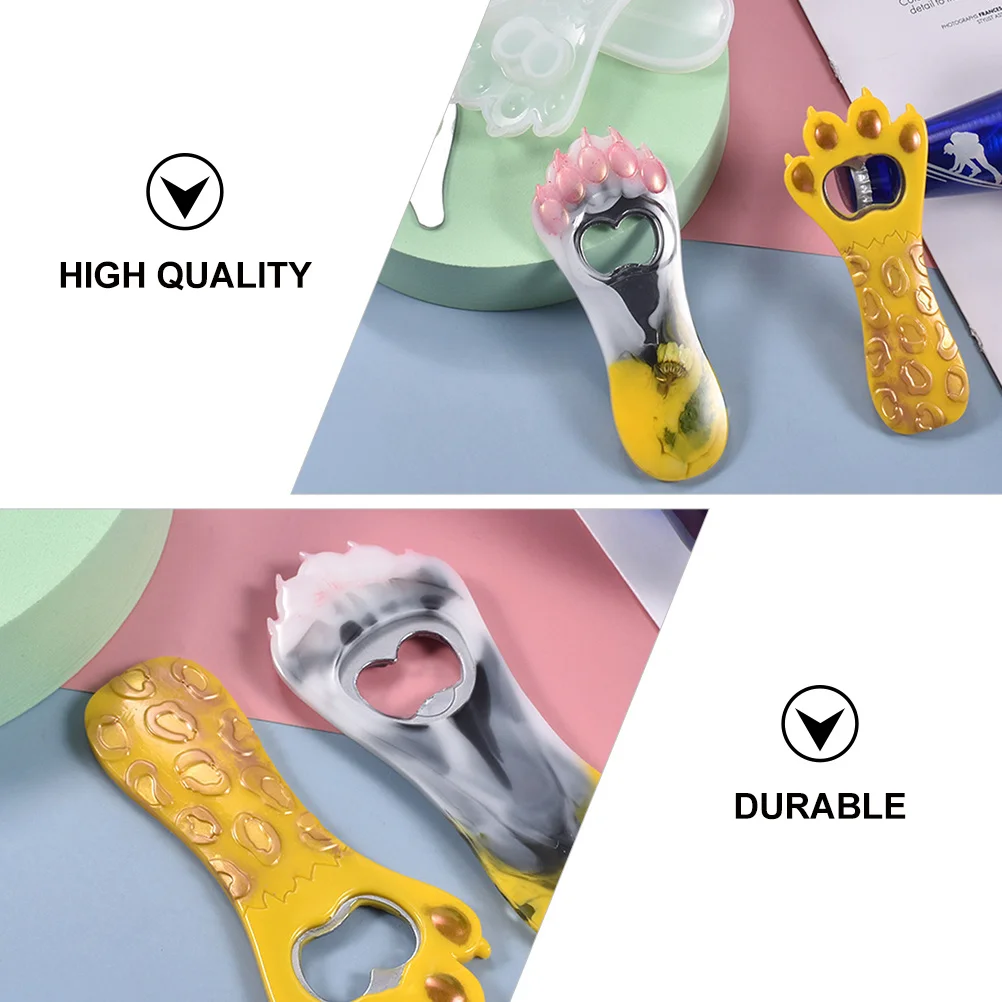 1Set Cat Claw Silicone Bottle Opener Mold DIY Handcrafted Beer Opener Mold Crystal Epoxy Home Office Coffee Bar Gift
1Set Cat Claw Silicone Bottle Opener Mold DIY Handcrafted Beer Opener Mold Crystal Epoxy Home Office Coffee Bar Gift