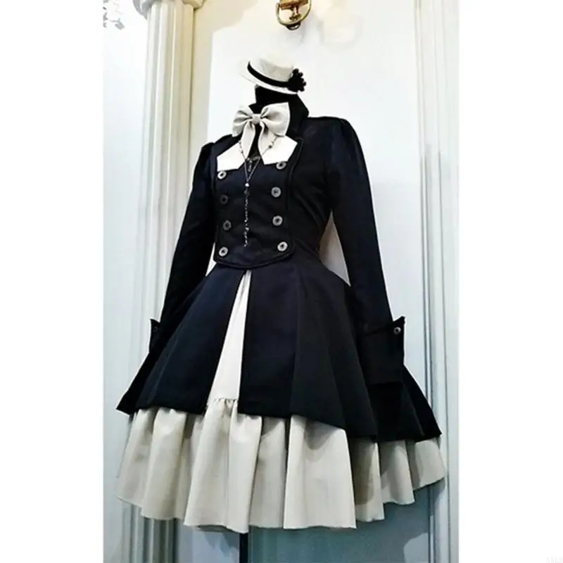 N5KB Women Vintage Medieval с длинным рукавом платье Gothic Anime милый бабочка костюм косплей косплей
N5KB Women Vintage Medieval с длинным рукавом платье Gothic Anime милый бабочка костюм косплей косплей