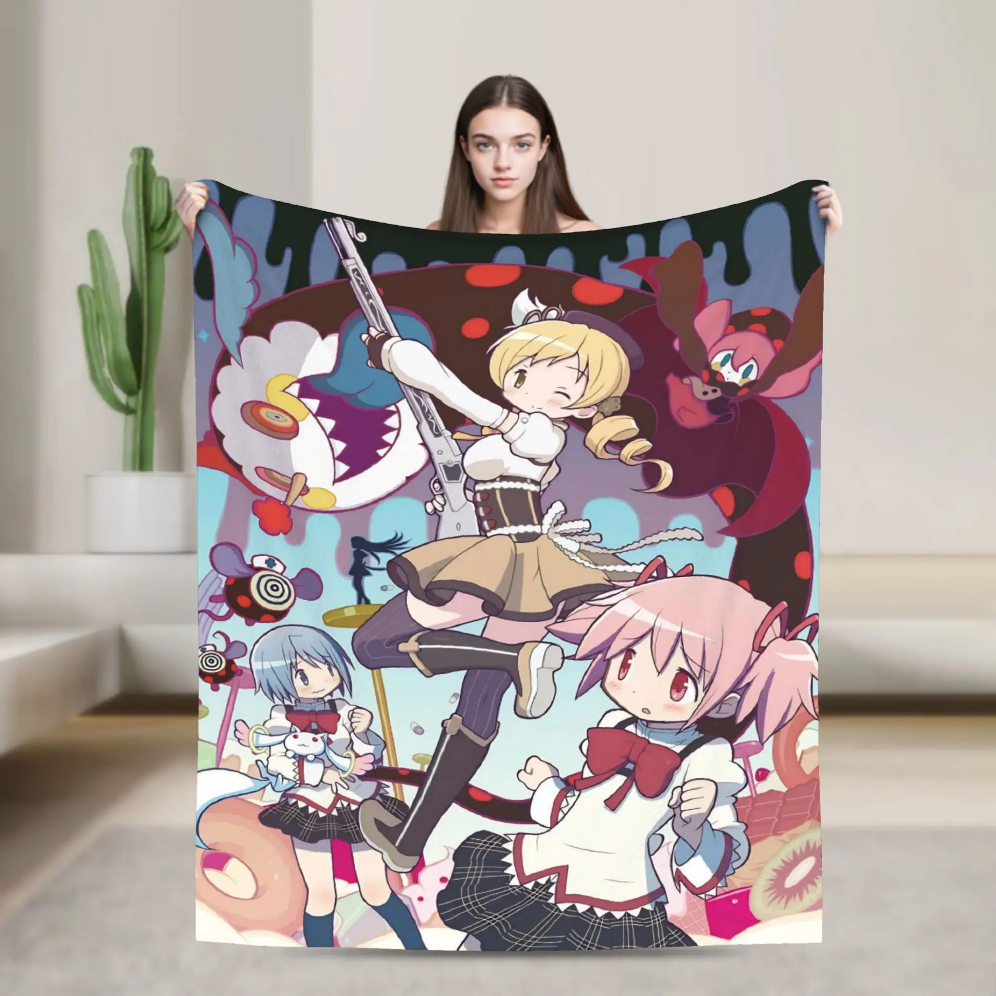 Funny Anime Puella Magi Madoka Magica Blanket Wool Vintage Breathable Throw Blankets for Bedspread Autumn/Winter
Funny Anime Puella Magi Madoka Magica Blanket Wool Vintage Breathable Throw Blankets for Bedspread Autumn/Winter