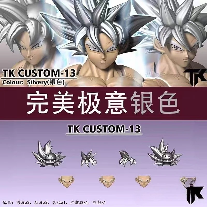 TK CUSTOM TK TK013 TK014 TK015 TK016 Dragon Ball SHF Ultra Instinct Son Goku 3.0 Heads Custom Headsculpt Set Action Figures Toys
TK CUSTOM TK TK013 TK014 TK015 TK016 Dragon Ball SHF Ultra Instinct Son Goku 3.0 Heads Custom Headsculpt Set Action Figures Toys