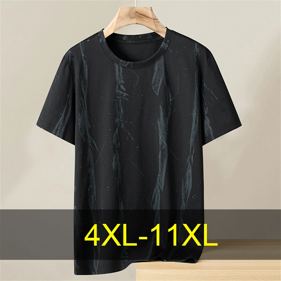 Летняя мужская футболка 10XL 11XL, большие размеры, футболки с коротким рукавом, модные повседневные топы с принтом, футболки, мужская футболка большого размера 11XL
Летняя мужская футболка 10XL 11XL, большие размеры, футболки с коротким рукавом, модные повседневные топы с принтом, футболки, мужская футболка большого размера 11XL