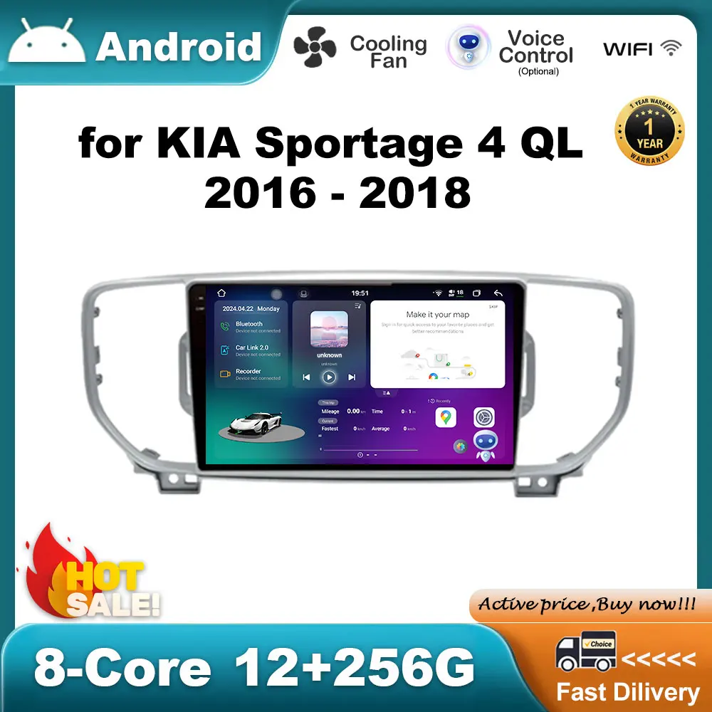 Android OS GPS Navi for KIA Sportage 4 QL 2016 - 2018 DSP Stereo Car Multimedia Video Radio Player Bluetooth 4G Wireless Carplay
Android OS GPS Navi for KIA Sportage 4 QL 2016 - 2018 DSP Stereo Car Multimedia Video Radio Player Bluetooth 4G Wireless Carplay