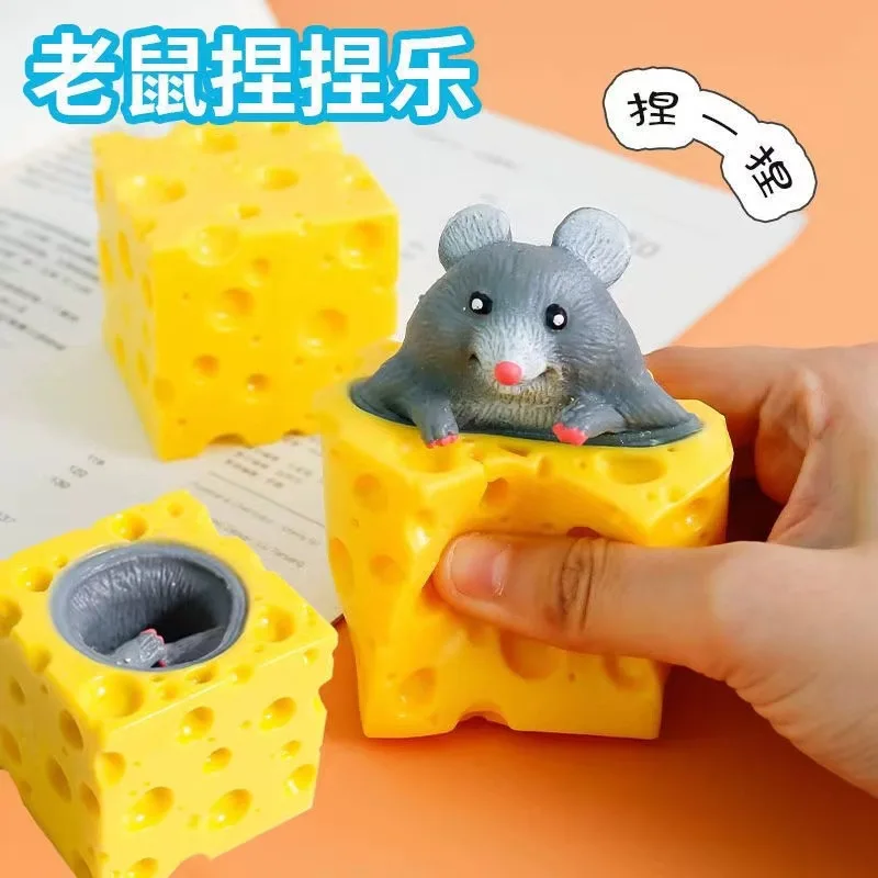 Pop Up Funny Mouse and Cheese Block Squeeze Anti-stress Toy Hide and Seek Figures Stress Relief Fidget Toys for Kids Adult
Pop Up Funny Mouse and Cheese Block Squeeze Anti-stress Toy Hide and Seek Figures Stress Relief Fidget Toys for Kids Adult