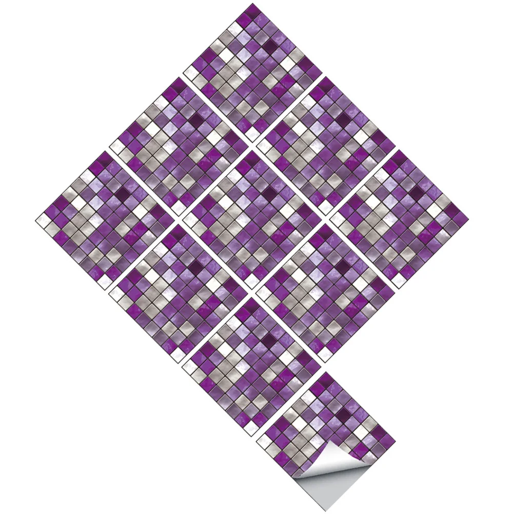10 Pcs Wall Decals PVC Mosaic Tile Stickers Decorative Wallpaper Home Removable Mosaic Tile Stickers Modern Style
10 Pcs Wall Decals PVC Mosaic Tile Stickers Decorative Wallpaper Home Removable Mosaic Tile Stickers Modern Style