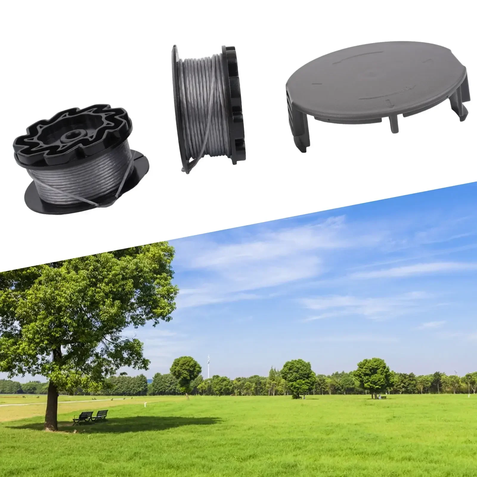 Brand New 2 * Spools 1 * Spool Cap Exquisite Grass Line Hot Sale Popular Portable Reliable Replacement 06008C1D01
Brand New 2 * Spools 1 * Spool Cap Exquisite Grass Line Hot Sale Popular Portable Reliable Replacement 06008C1D01