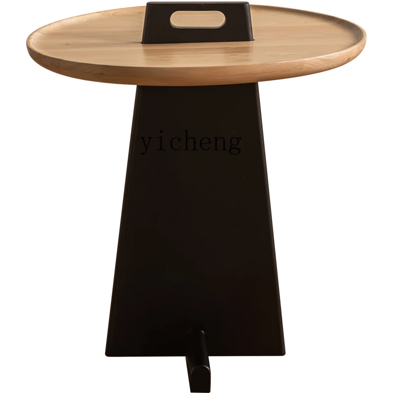 ZK Solid Wood Small Apartment Sofa Corner Table Simple Modern Living Room round Tea Table Log Small Table
ZK Solid Wood Small Apartment Sofa Corner Table Simple Modern Living Room round Tea Table Log Small Table