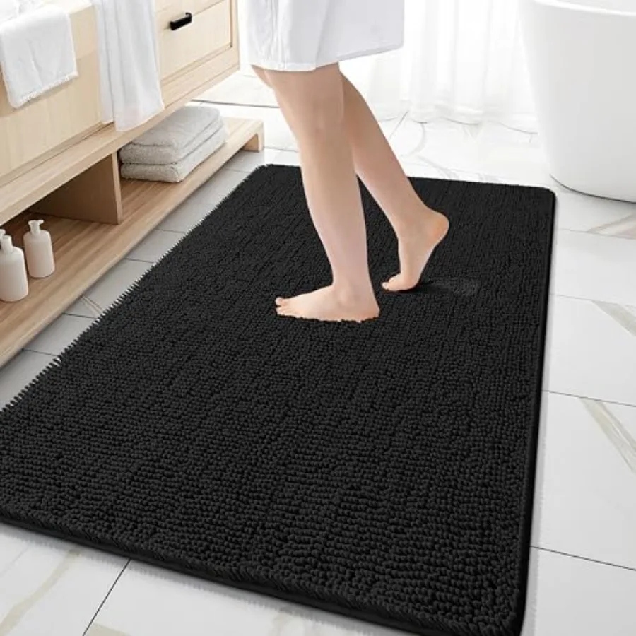 Large Bathroom Rugs 59x35 Extra Soft Absorbent Chenille Bath Rugs Rubber Backing Quick Dry Machine Washable Bath Mats for Bathr
Large Bathroom Rugs 59x35 Extra Soft Absorbent Chenille Bath Rugs Rubber Backing Quick Dry Machine Washable Bath Mats for Bathr