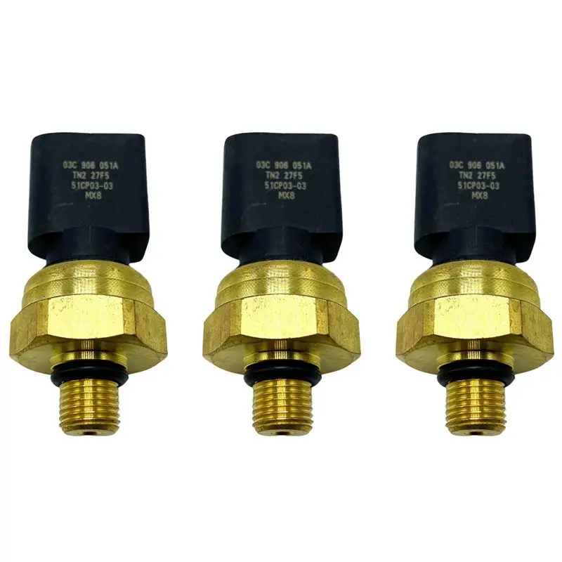 3X Fuel Pressure Sensor For - Q7 TOURAN 03C906051A 03C906051A-208
3X Fuel Pressure Sensor For - Q7 TOURAN 03C906051A 03C906051A-208