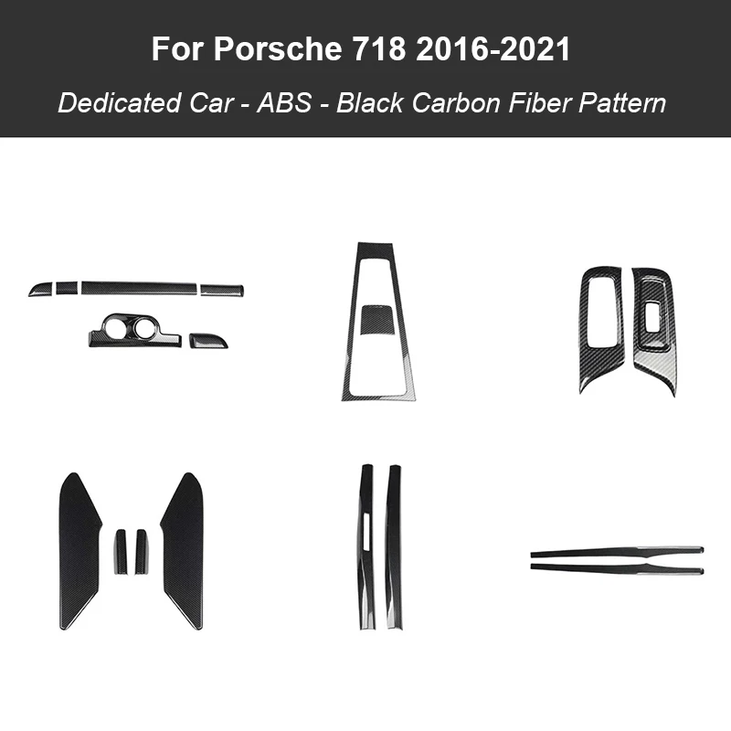 Для Porsche 718 982 2016-2021 LHD ABS комплект внутренней отделки из углеродного волокна, ручка переключения передач на центральной консоли, набор наклеек на крышку переключателя окна
Для Porsche 718 982 2016-2021 LHD ABS комплект внутренней отделки из углеродного волокна, ручка переключения передач на центральной консоли, набор наклеек на крышку переключателя окна