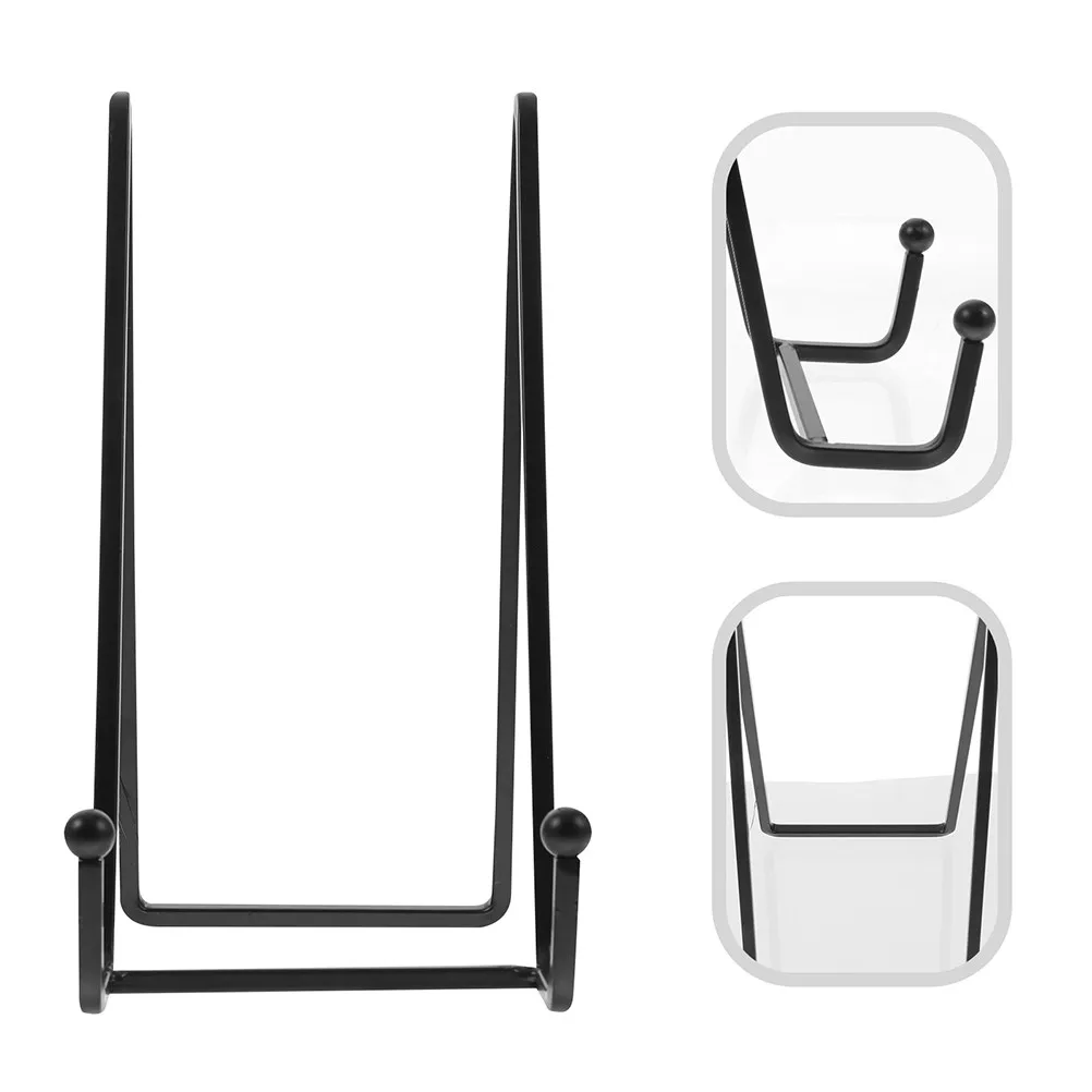 4Pcs Modern Black Iron Picture Frame Holder Stand Metal Easel for Tabletop Photos Decorative Plates Display Stand Bedroom Living
4Pcs Modern Black Iron Picture Frame Holder Stand Metal Easel for Tabletop Photos Decorative Plates Display Stand Bedroom Living