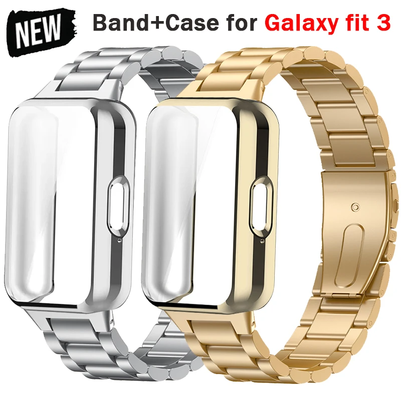 Steel Band+Case for Samsung Galaxy Fit 3 TPU cover bezel Correa Metal Strap for Samsung Galaxy fit3 Watch Bracelet Accessories
Steel Band+Case for Samsung Galaxy Fit 3 TPU cover bezel Correa Metal Strap for Samsung Galaxy fit3 Watch Bracelet Accessories