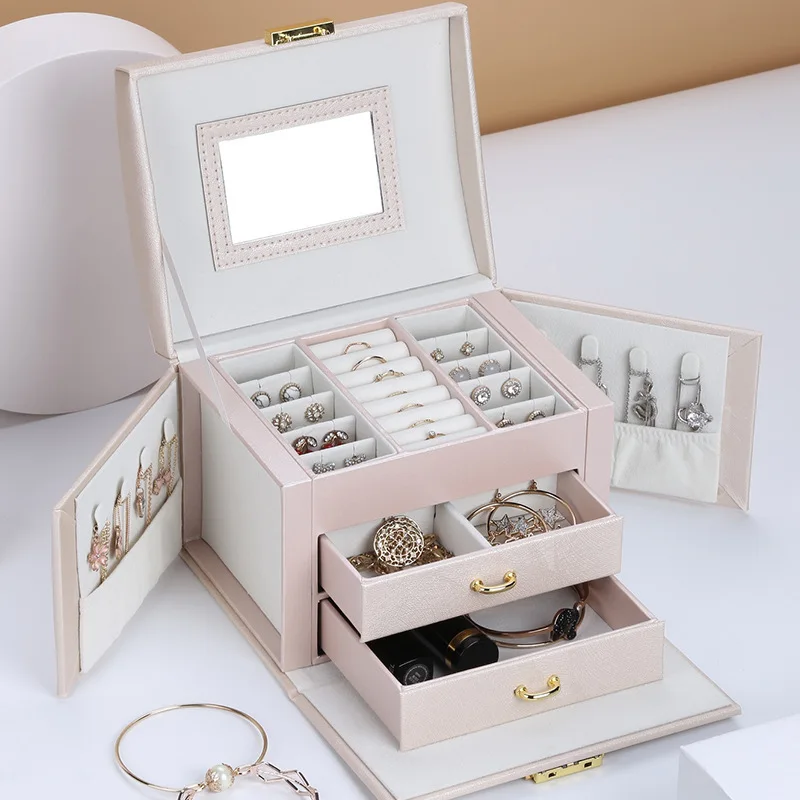 Minimalist drawer style jewelry storage box creative disc silk pattern jewelry box earrings earrings rings jewelry box
Minimalist drawer style jewelry storage box creative disc silk pattern jewelry box earrings earrings rings jewelry box